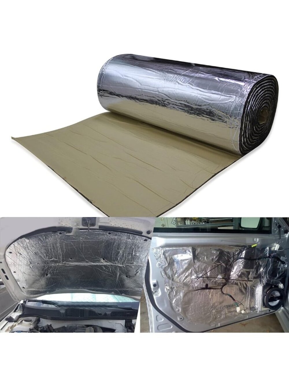 10mm Heat Shield Thermal Sound Insulation Mat - Car Noise Control & Dampening